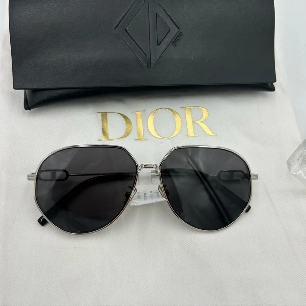 Unisex Dior CD diamond A1U sunglasses made in Italy